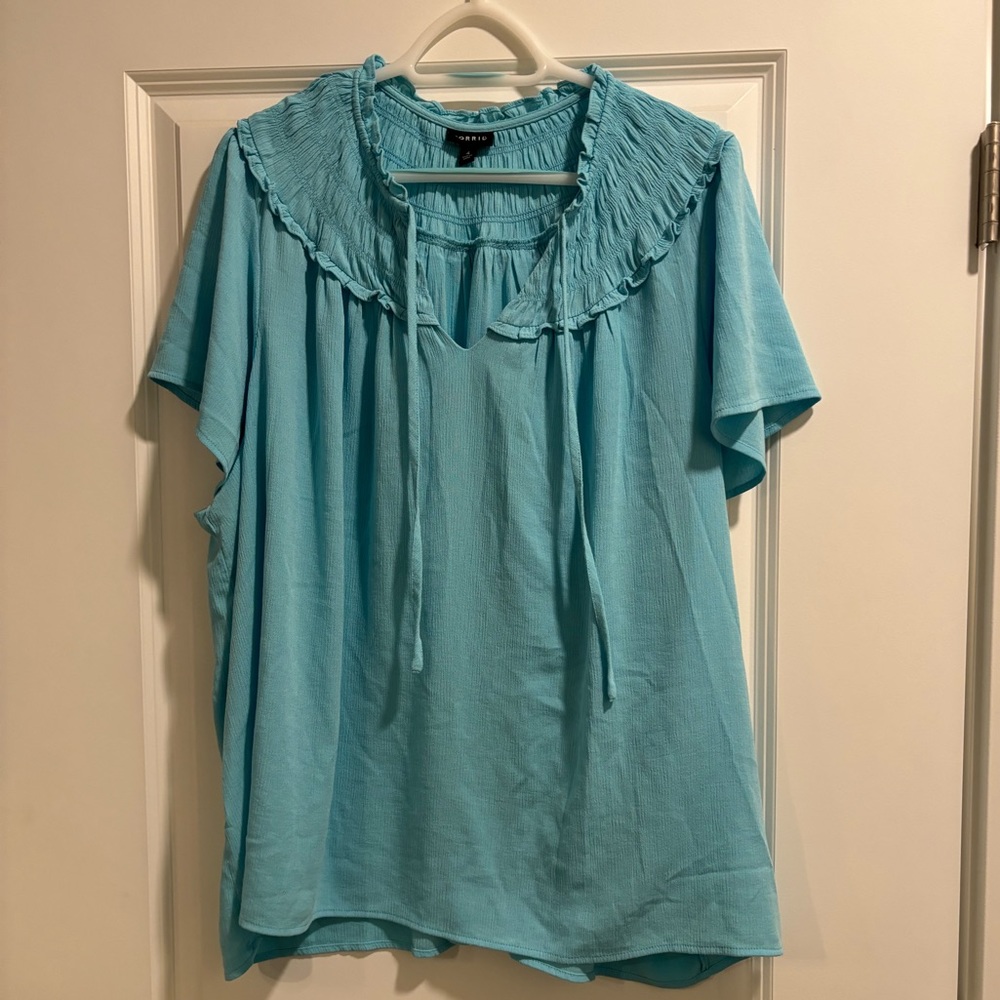 Torrid Gauze Blouse Size 4